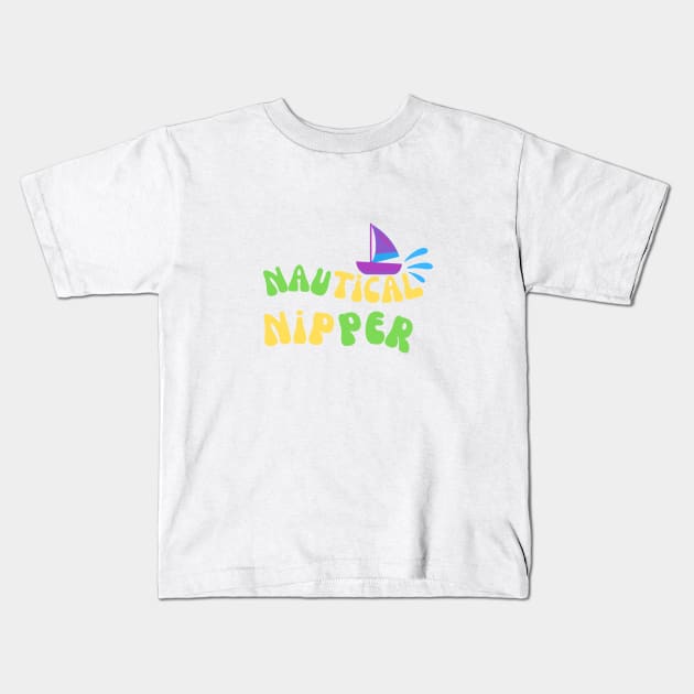 Nautical Nipper Kids T-Shirt by MyriadNorfolk